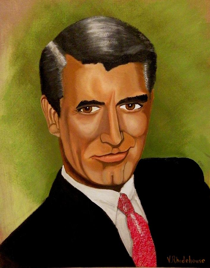 Cary Grant Painting by Victoria Rhodehouse
