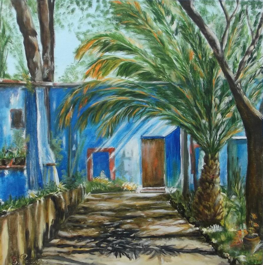 Landscape Painting - Casa Azul by Eydie Paterson