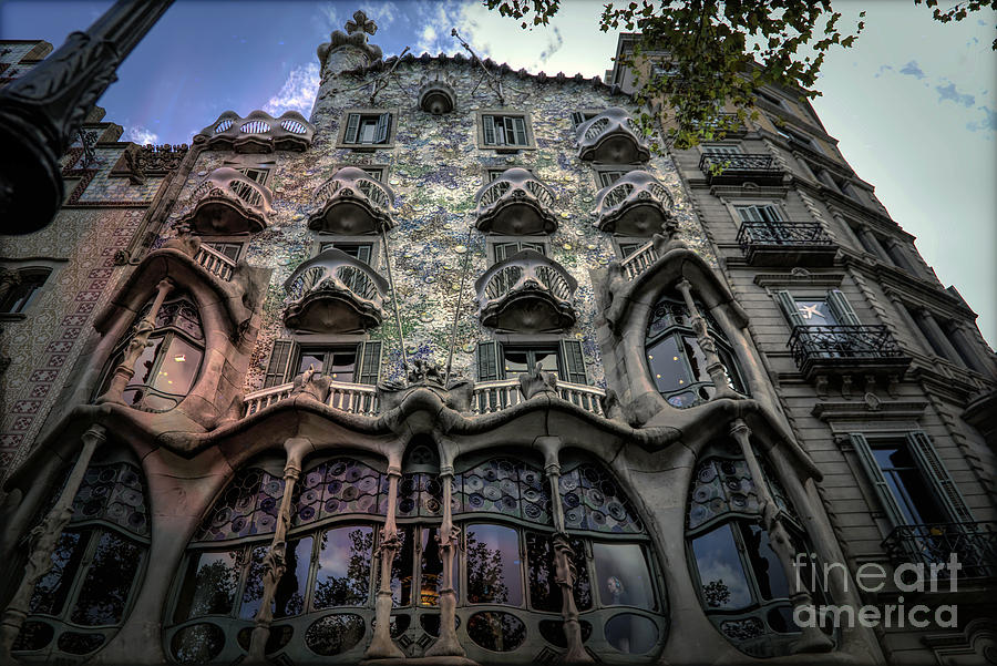 Casa Batllo Barcelona Gaudi Master Architect  Photograph by Chuck Kuhn