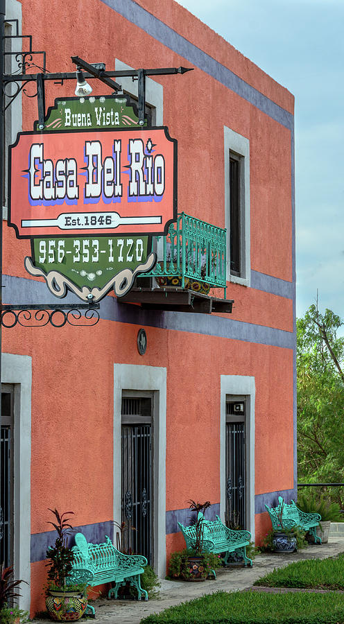 Casa Del Rio in Roma Texas Photograph by Debra Martz