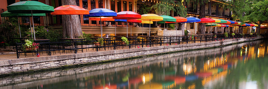 Casa Rio - San Antonio Texas Riverwalk Panorama Photograph by Gregory ...