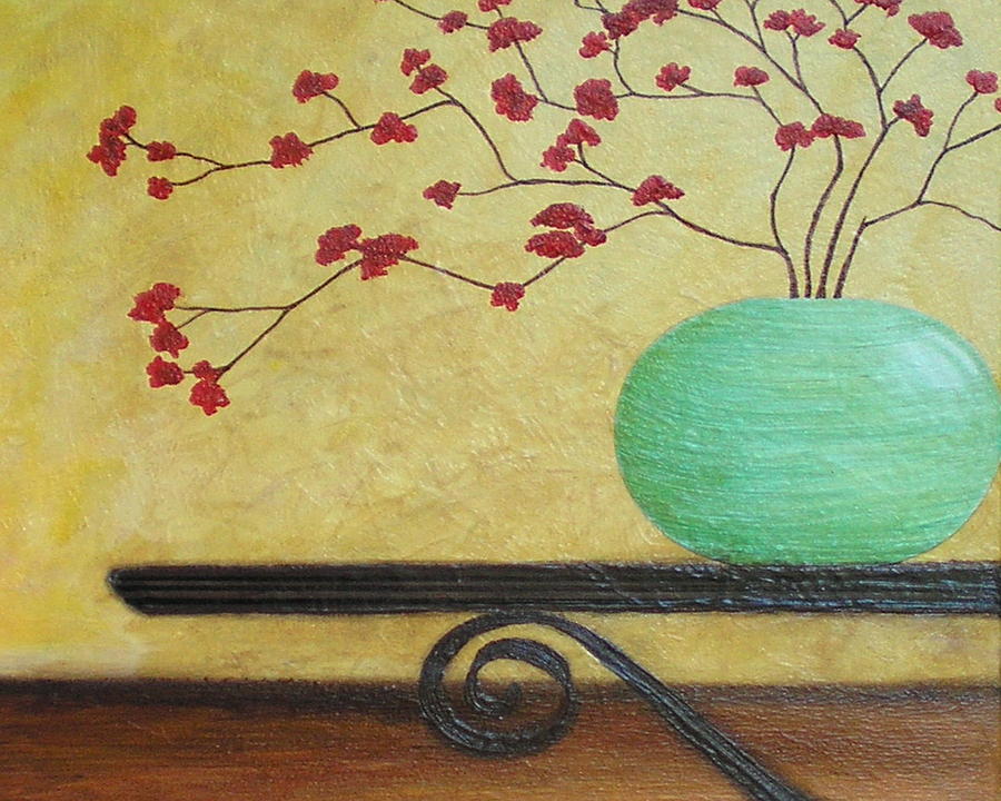 Casa Table Painting by Herb Dickinson