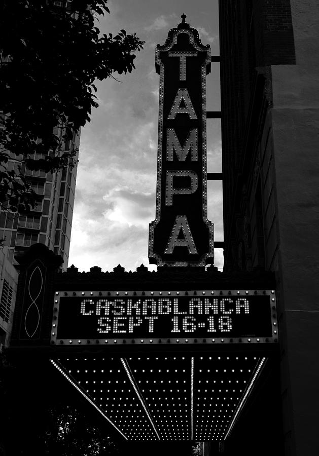 Tampa History Photograph - Casablanca at the Tampa Theatre by David Lee Thompson