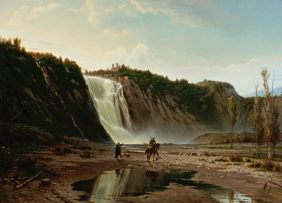 Cascada del Montmorenci Painting by Guido Carmignani