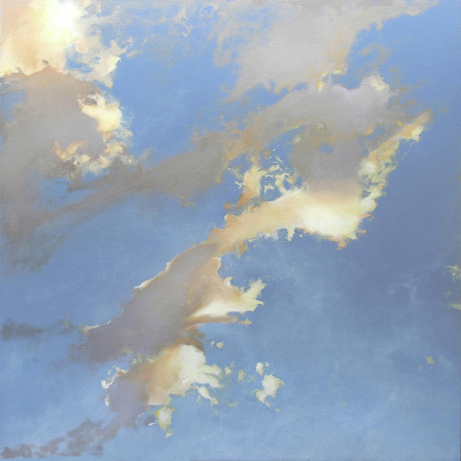 Clouds Painting - Cascade SOLD by Cap Pannell