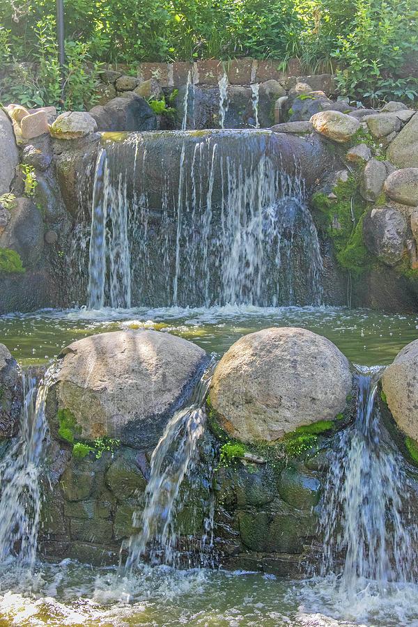 cascade falls in JFK memorial park Photograph by Gerry Fortuna