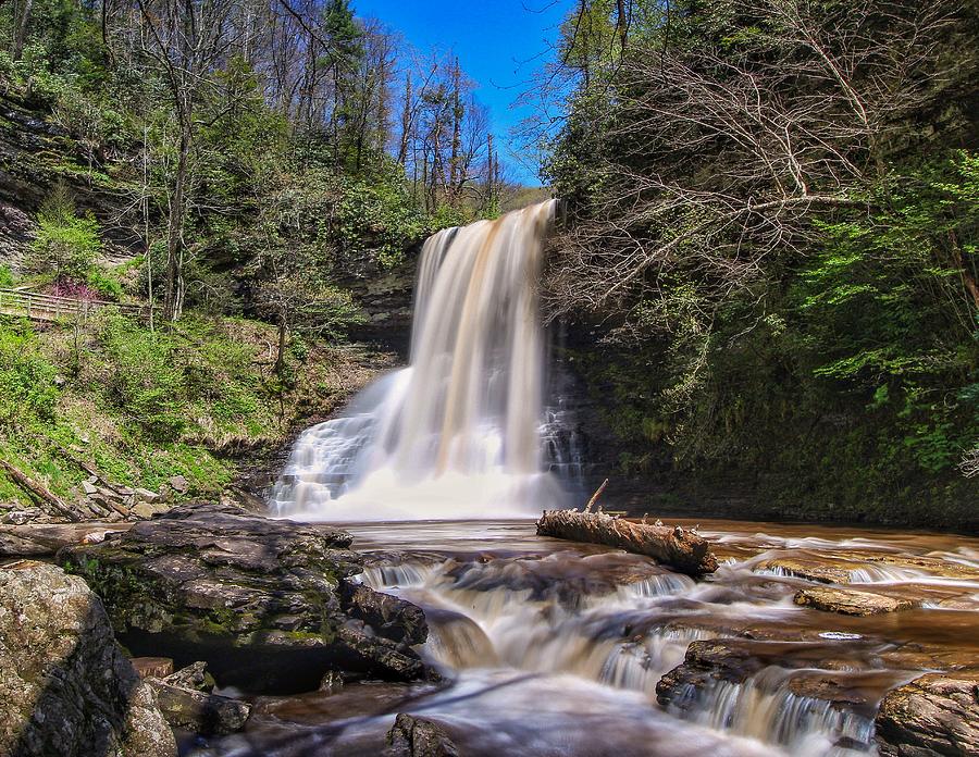 Cascade Falls in Spring Photograph by Chris Berrier
