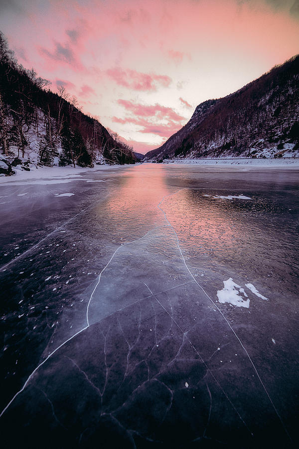 Cascade Ice Photograph by Brad Wenskoski