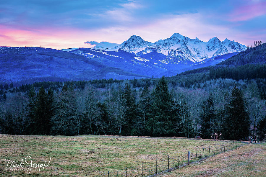 Cascade Mountain Sunrise Photograph by Mark Joseph