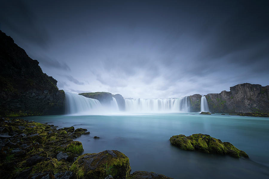 Cascade of the gods Photograph by Dominique Dubied