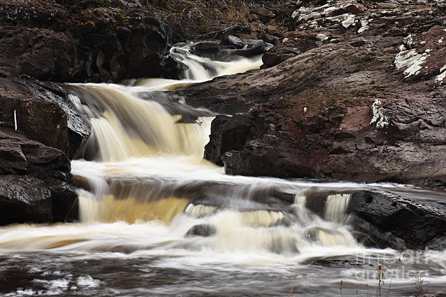 Nature Photograph - Cascade on the Two Island River by Larry Ricker