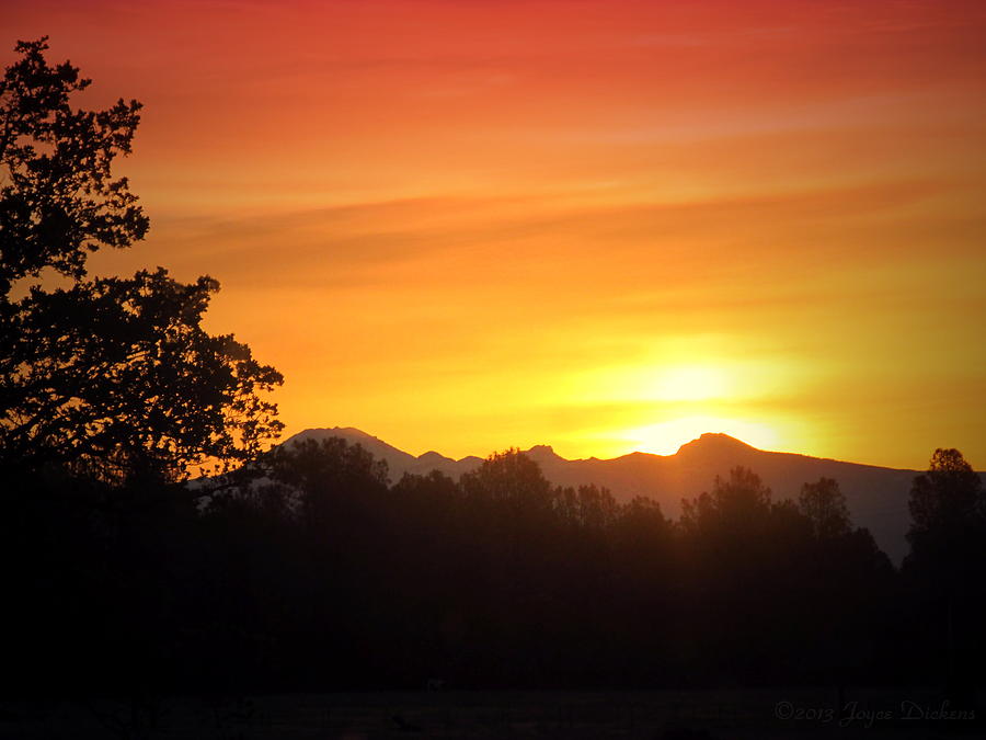 Cascade Sunrise Photograph by Joyce Dickens