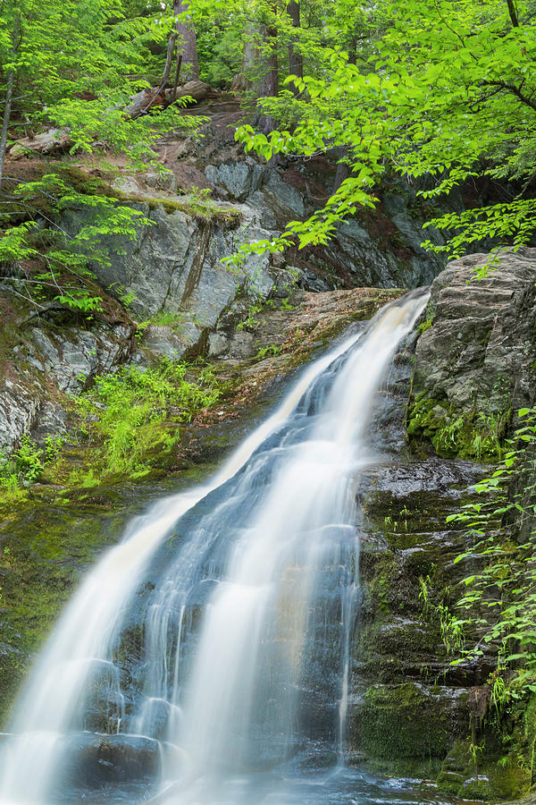 Cascade Waterfalls in South Maine Photograph by Ranjay Mitra