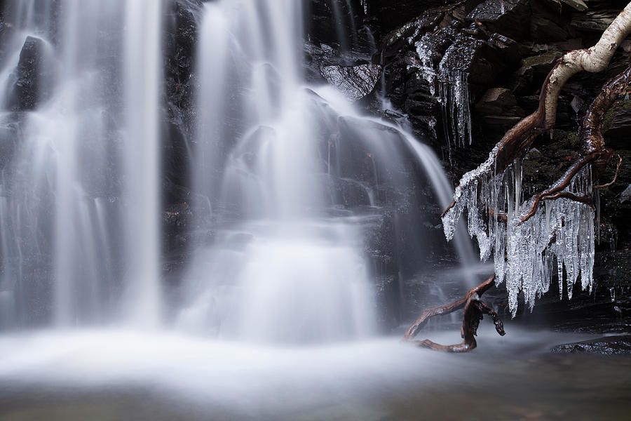 Cascades And Icicles Photograph by Irwin Barrett