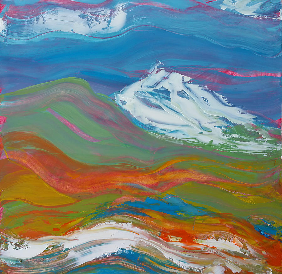 Cascade Mountains Painting - Cascadia 1 by Pam Van Londen