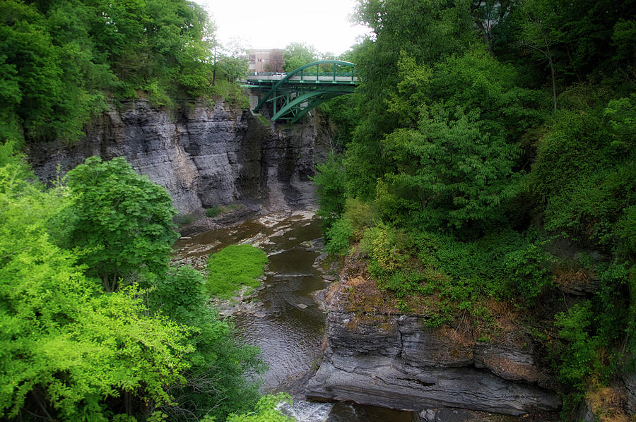 Cascadilla Gorge Cornell University Ithaca New York 02 Photograph by Thomas Woolworth