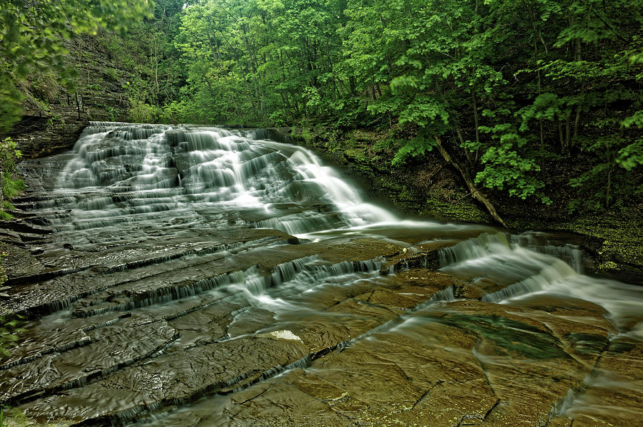 Cascadilla Gorge Falls Photograph by Doolittle Photography and Art