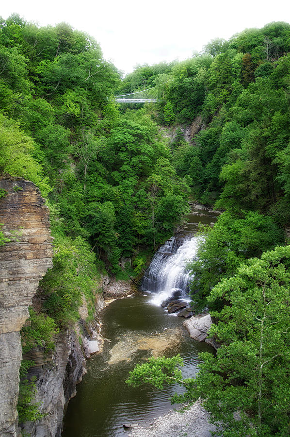 Cascadilla Waterfalls Cornell University Ithaca New York 01 Photograph