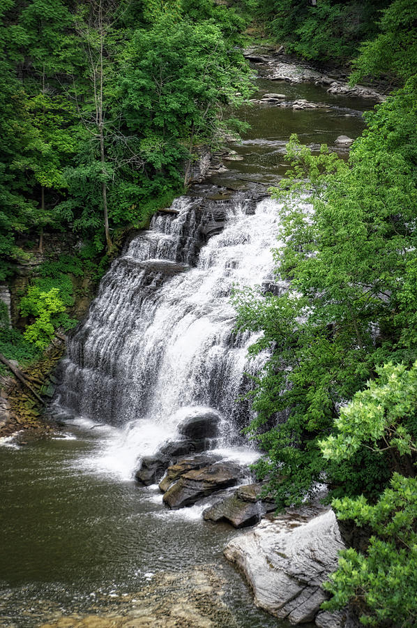 Cascadilla Waterfalls Cornell University Ithaca New York 03 Photograph by Thomas Woolworth
