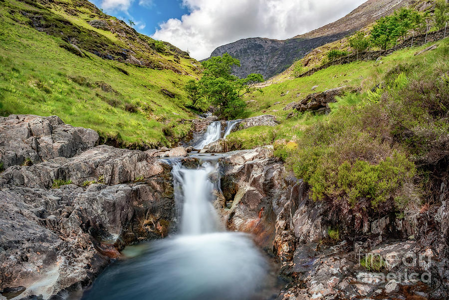 Cascading Waterfall Photograph by Adrian Evans