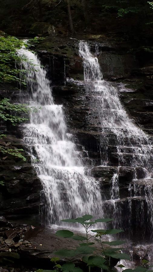 Cascading Waterfall Photograph
