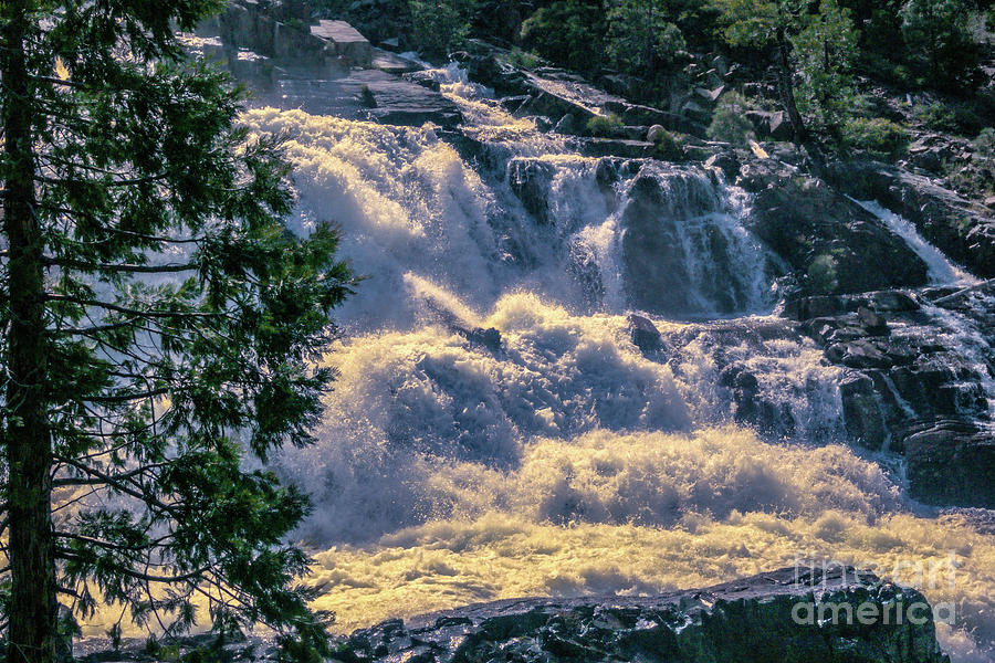 Cascading Waterfall Photograph by Joe Lach