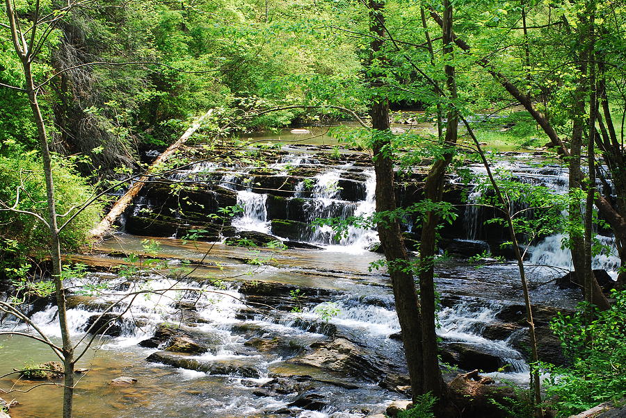 Cascading Weirs Valley Waterfall Photograph by Classic Color Creations ...