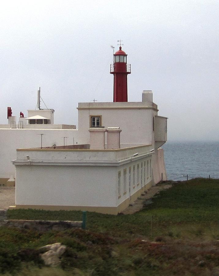 Cascais Lighthouse II Portugal Photograph by John Shiron