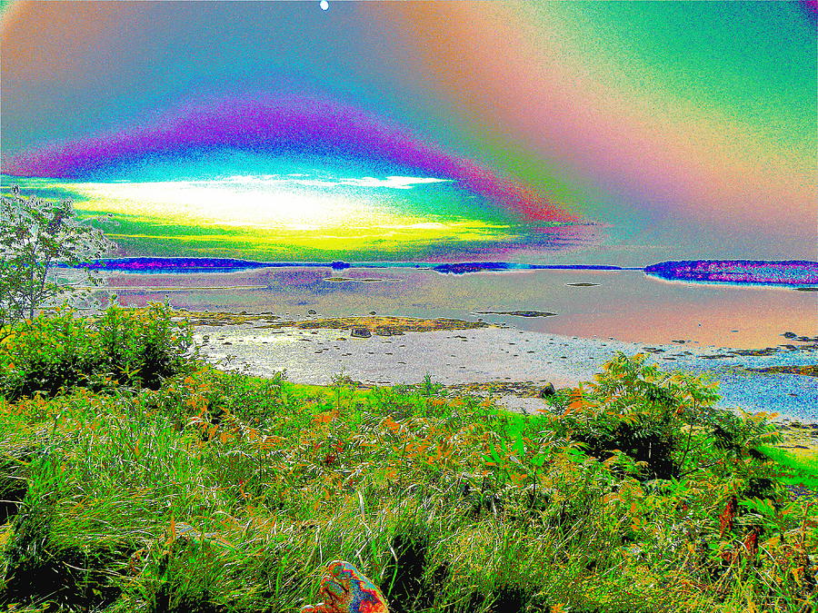 Casco Bay Digital Art - Casco Bay Magic by Perry Conley