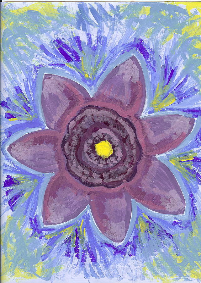 Flower Painting - Cashmere by Laura Lillo Flower Painting - Cashmere by Laura Lillo