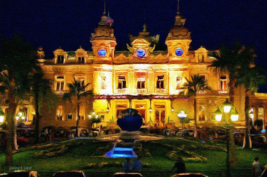 Casino Monte Carlo Painting by Jeffrey Kolker