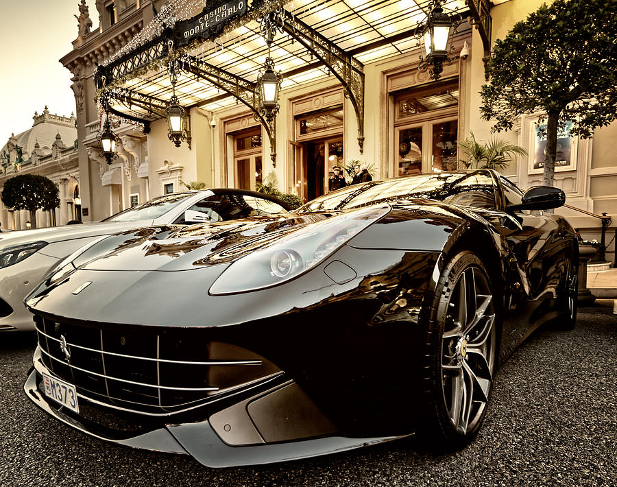 Casino Monte Carlo VIP Parking Photograph by Adam Rainoff