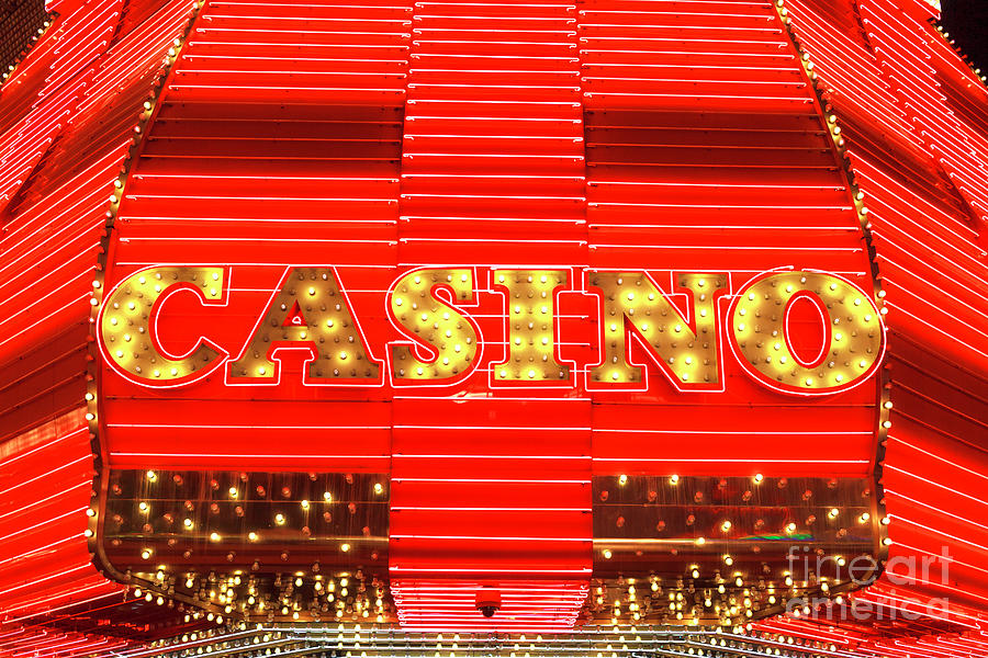 Casino Neon Las Vegas Photograph by John Rizzuto