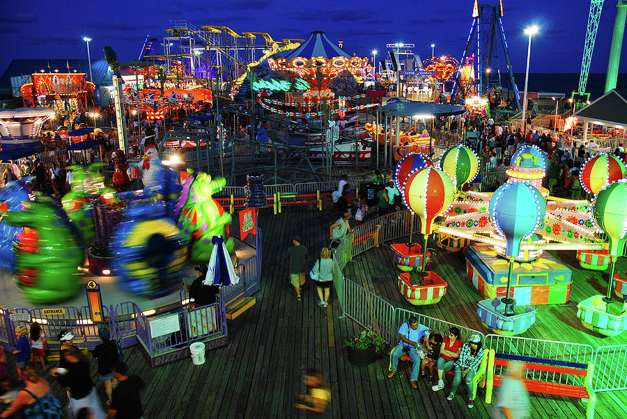 Casino Pier at Seaside Heights Photograph by James Kirkikis