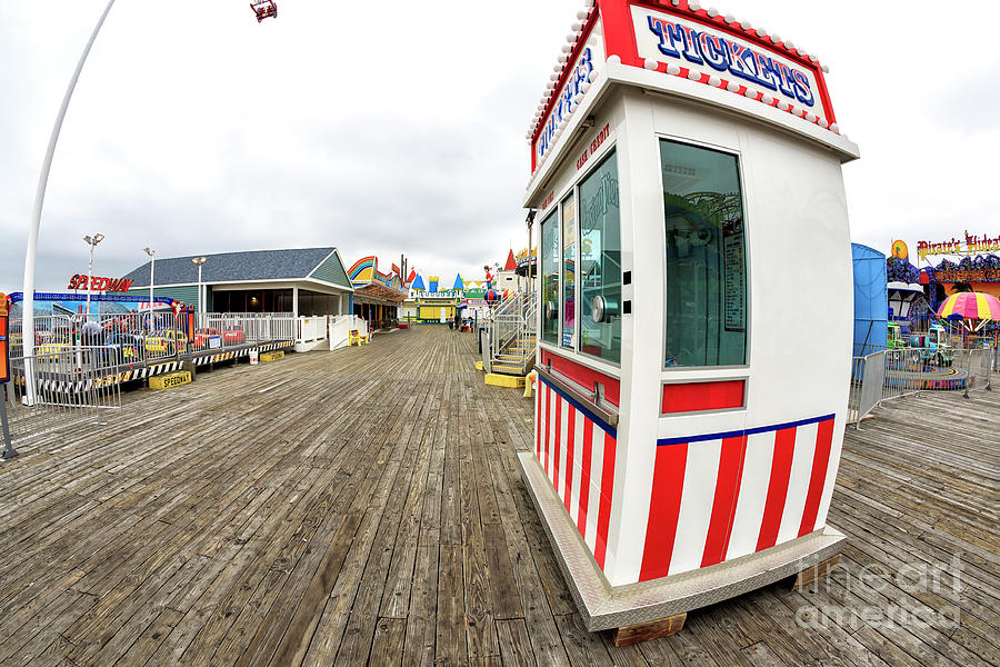 Casino Pier Tickets at Seaside Heights Photograph by John Rizzuto