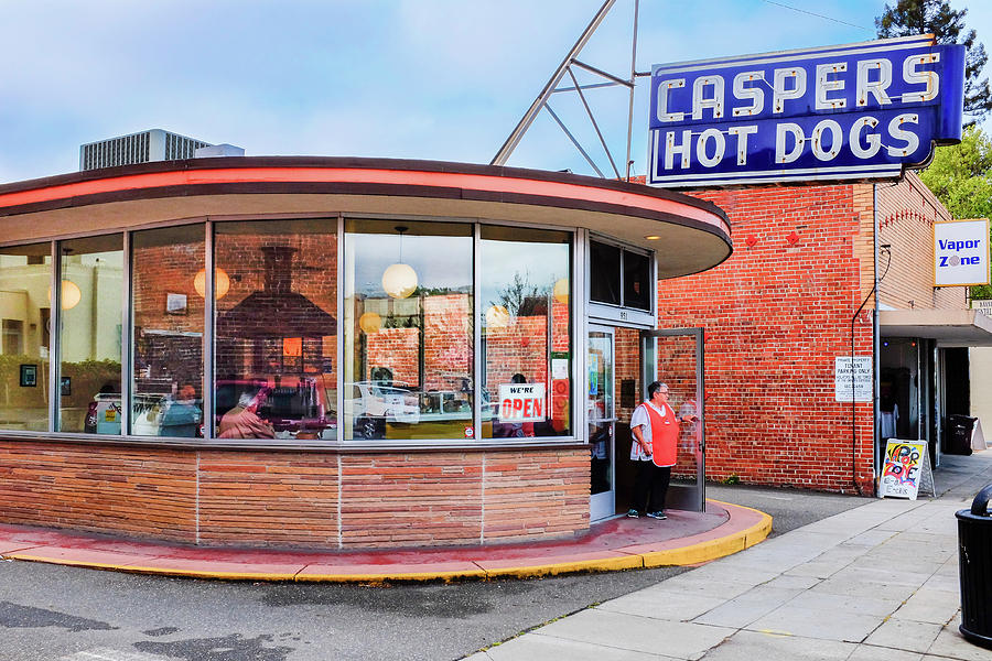 Caspers Hot Dogs Hayward California Photograph by Kathy Anselmo