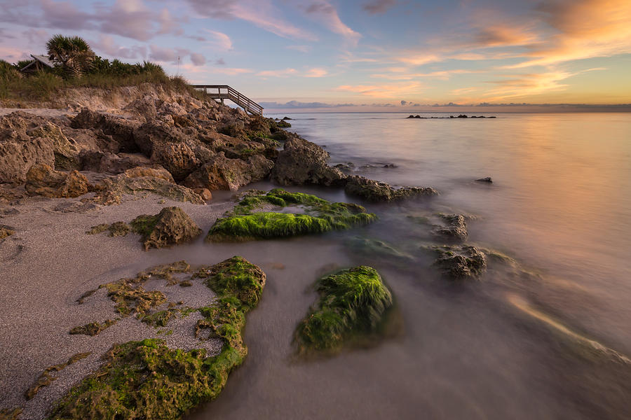 Sunset Photograph - Caspersen Beach Sunset 2 by Paul Schultz