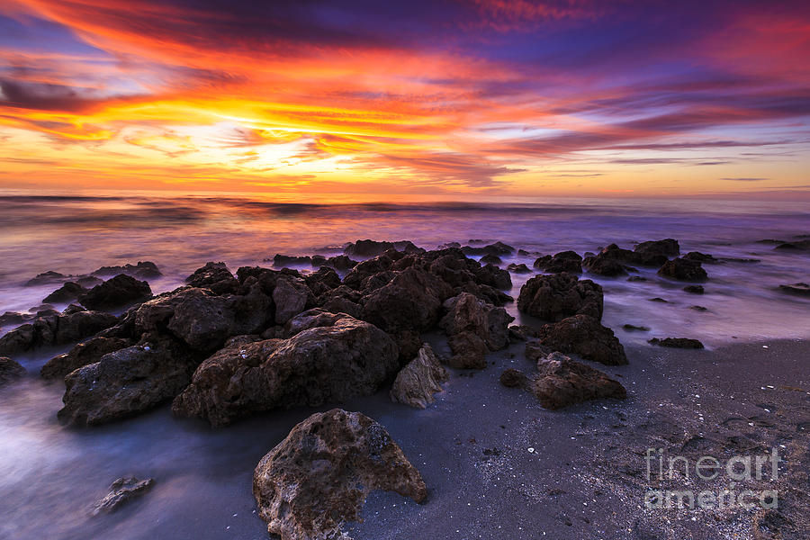 Casperson Beach Sunset Photograph by Ben Graham