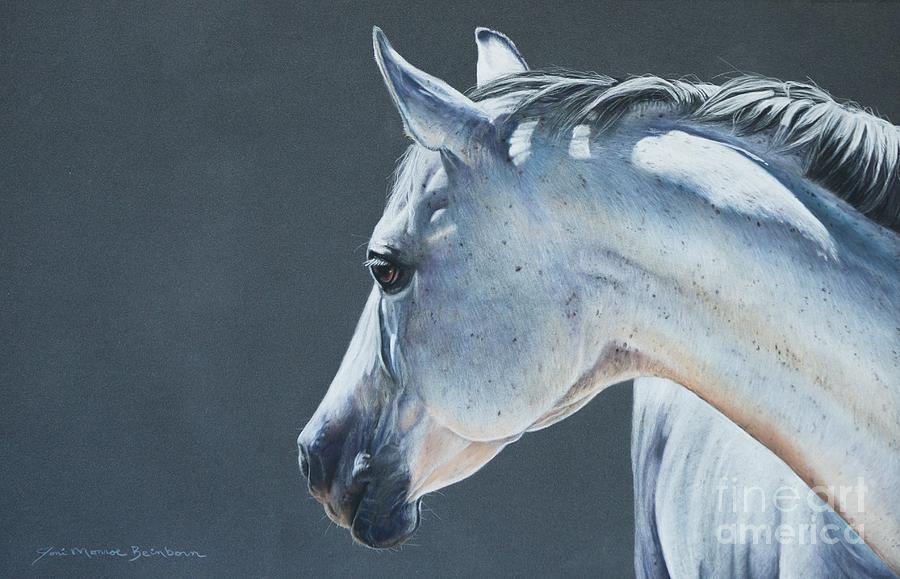 Horse Pastel - Cassis Mare by Joni Beinborn
