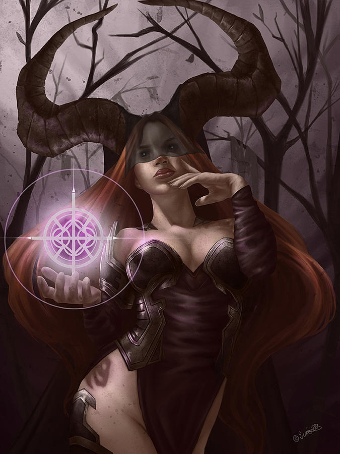 Fantasy Painting - Cast a Spell 2 by Erica Willey