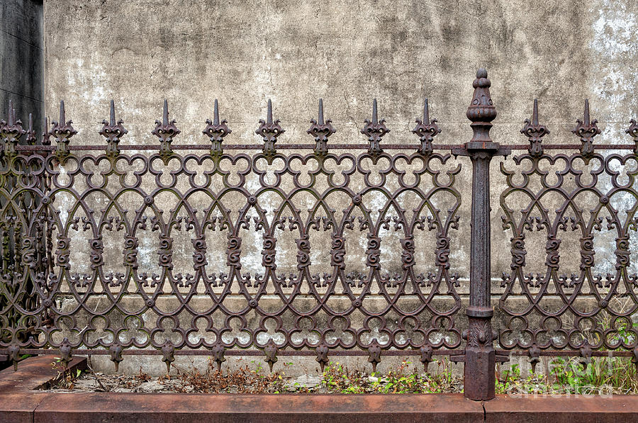 Cast Iron Fence- Lafayette 2 Nola Photograph
