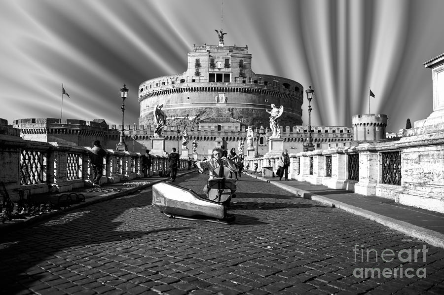Castel Sant Angelo with Celo in Rome - Italy Photograph by Stefano Senise