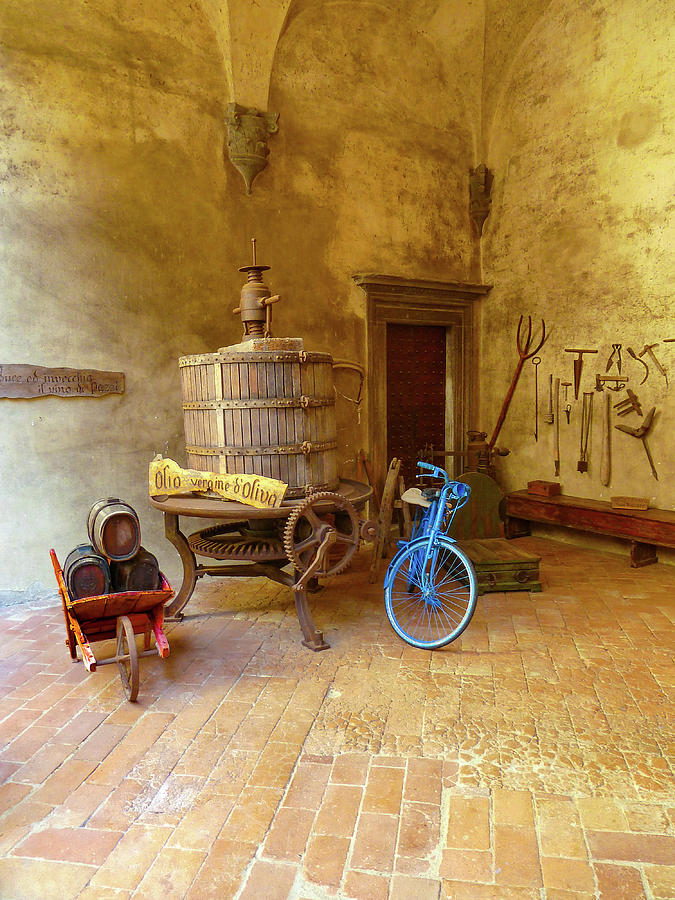 Castello del Trebbio Winery Photograph by Norma Brandsberg