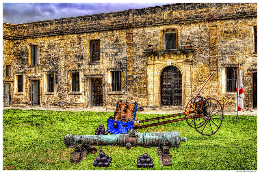 Castillo de San Marcos Courtyard Photograph by Rogermike Wilson Fine