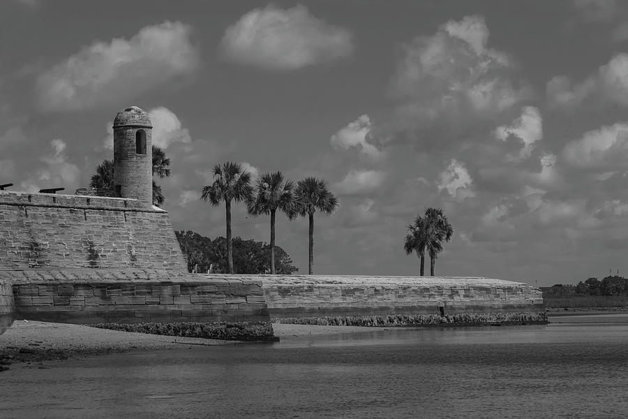 Castillo de San Marcos from Matanzas Bay Photograph by Robert Wilder Jr