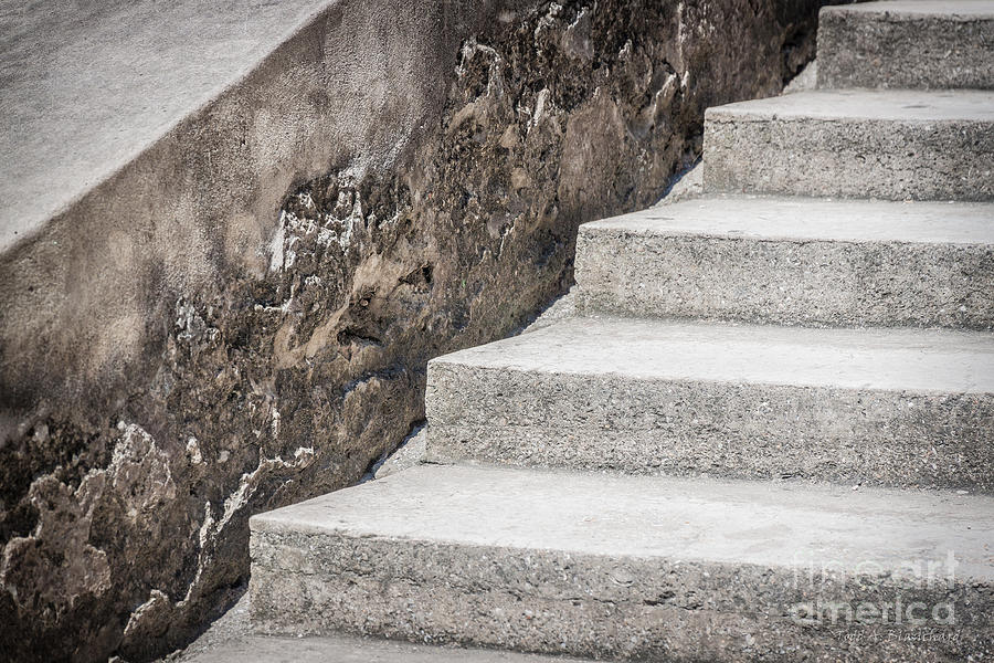Castillo de San Marcos Stairway No. 1 Photograph by Todd Blanchard
