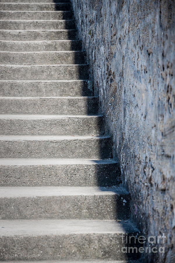 Castillo de San Marcos Stairway No. 2 Photograph by Todd Blanchard