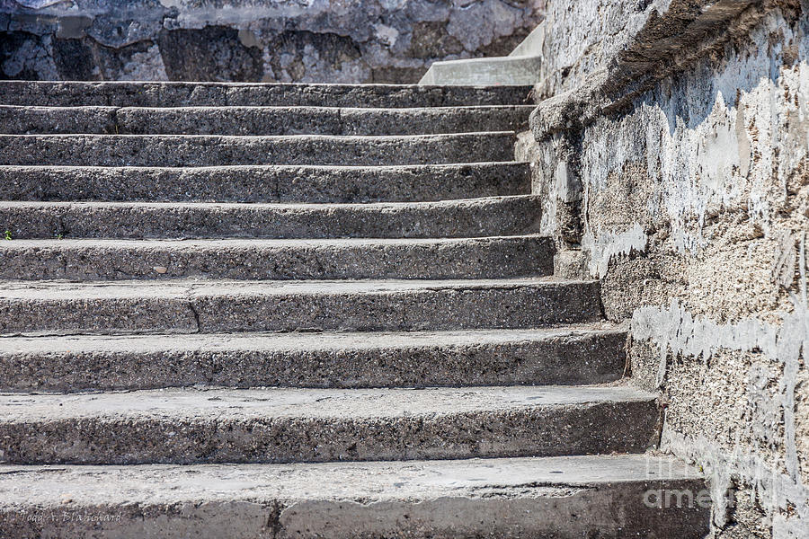 Castillo de San Marcos Stairway No. 3 Photograph by Todd Blanchard