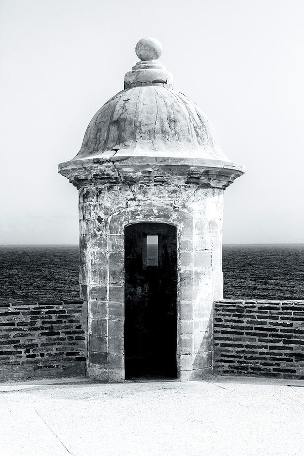 Castle of San Cristobal Guard Tower in San Juan Photograph by John Rizzuto