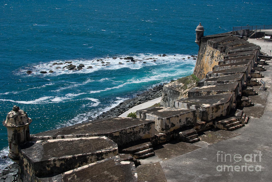 Castillo San Felipe del Morro  in San Juan - Puerto Rico Photograph by Anthony Totah